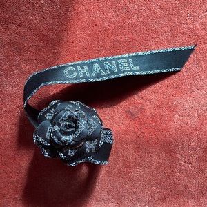 Limited Edition Chanel Ribbon and Camellia Flower